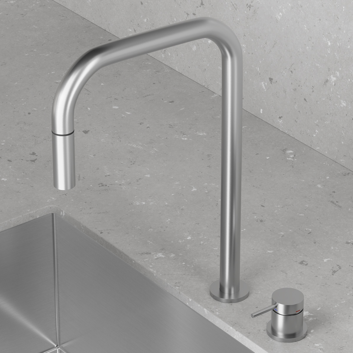 Köksblandare Scandtap Harmonized K2P Square