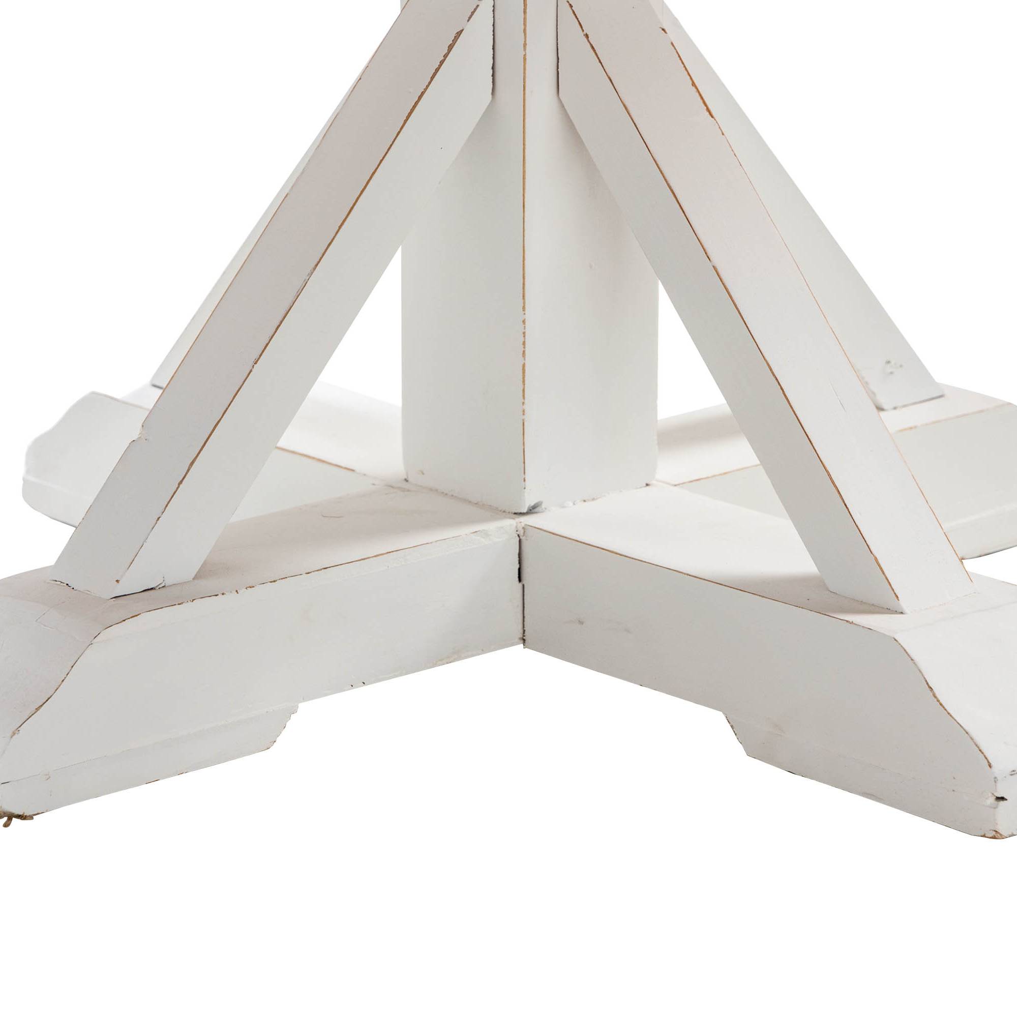 Matgrupp Bloomington Lyon Runt Matbord 120 cm Vit Bas med 4 Bergviken Matstol