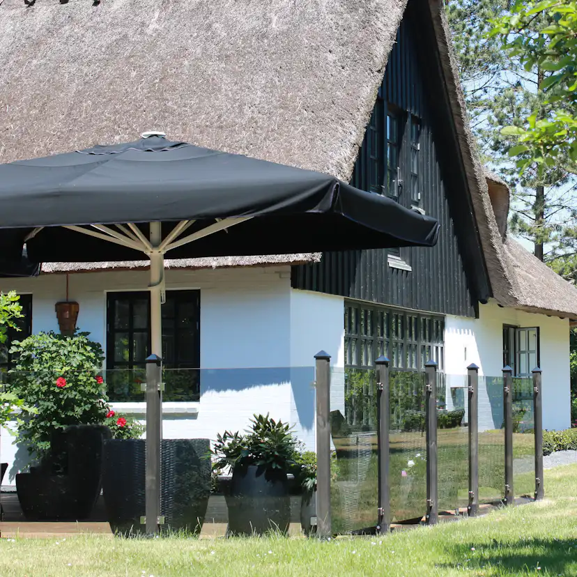 Glasstaket Hortus Villastaket 100x100