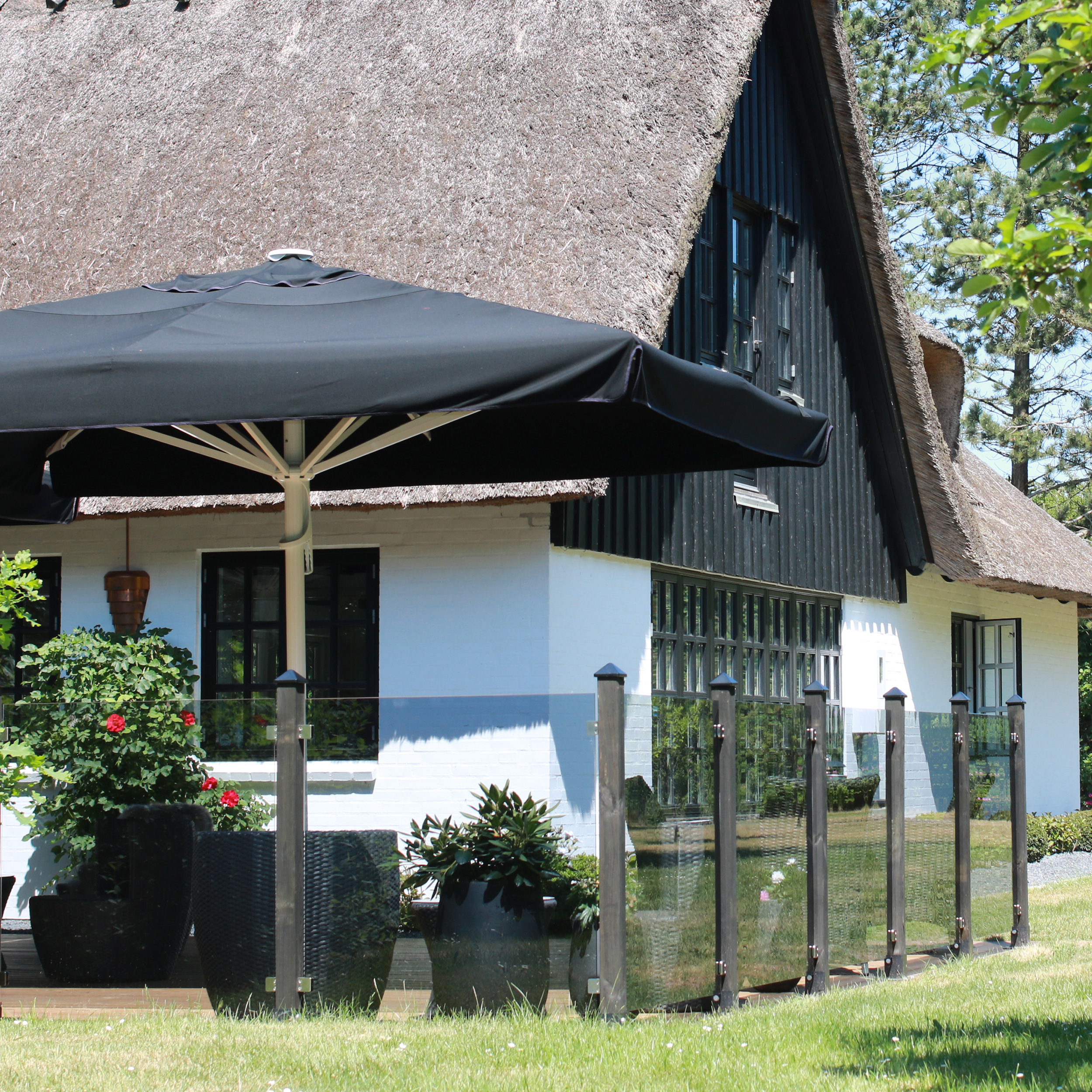 Glasstaket Hortus Villastaket 100x100
