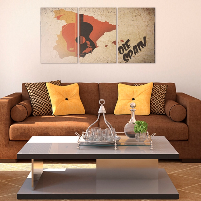 Tavla Arkiio Spanien Gitarr Och Flamenco