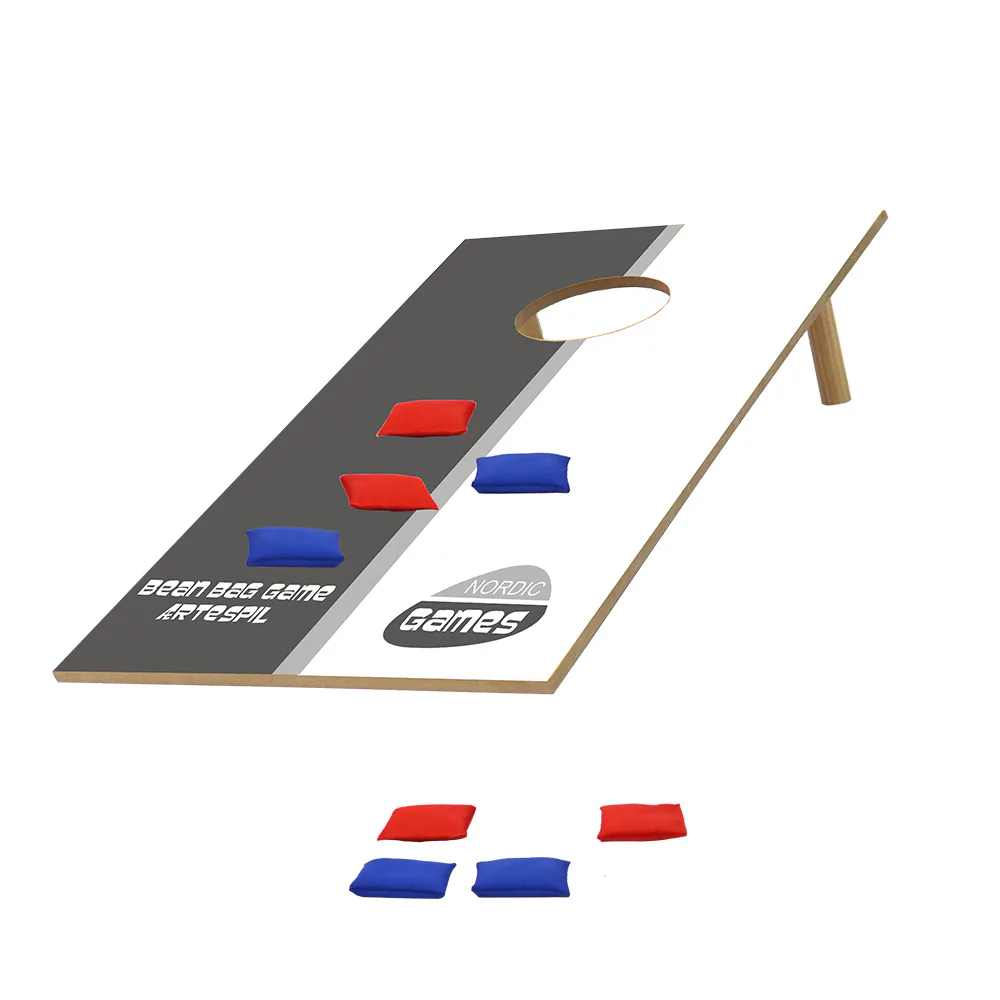 Utomhusspel Nordic Games Bean Bag Vit/Svart Ärtpåse Spel