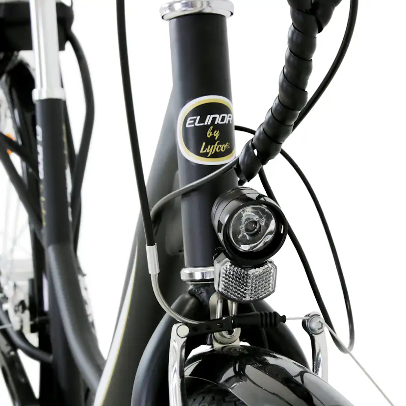 Elcykel Lyfco Dam 28" med Cykeldator Svart