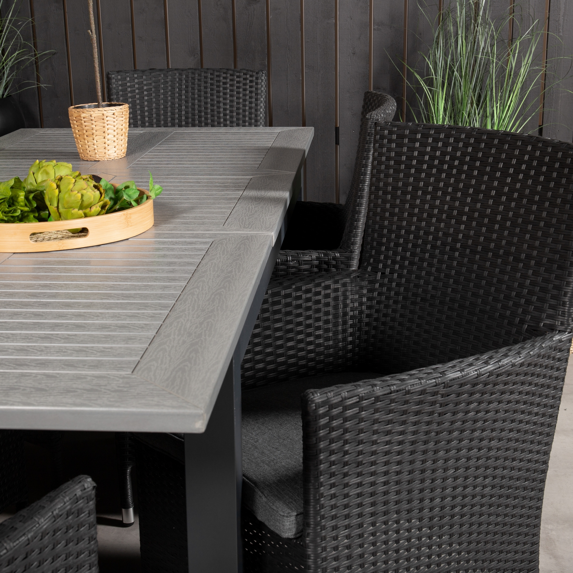 Matgrupp Venture Home Aleyna 160/240 med 6 Milwa Stolar