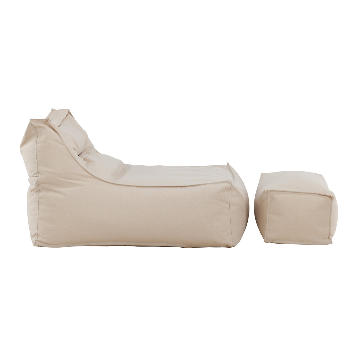 Redang Relaxbag with Ottoman   -  Beige Beige