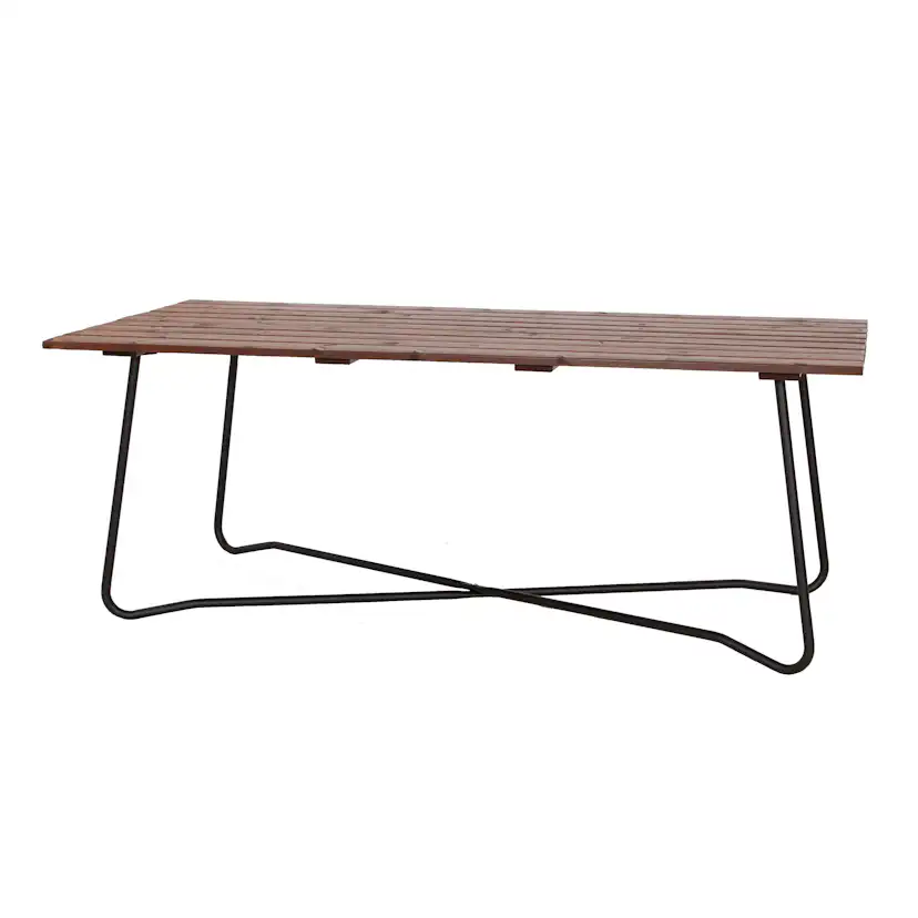 Wilma Bord 90x220 cm brun/svart Brun/Svart