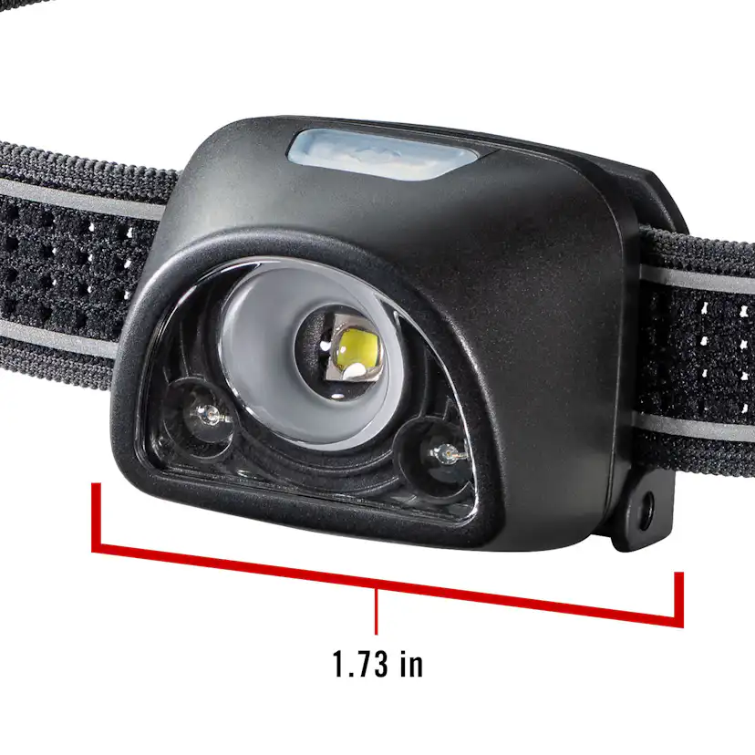 Pannlampa Coast FL1R Uppladdningsbar 435 Lumen Röd/Vit