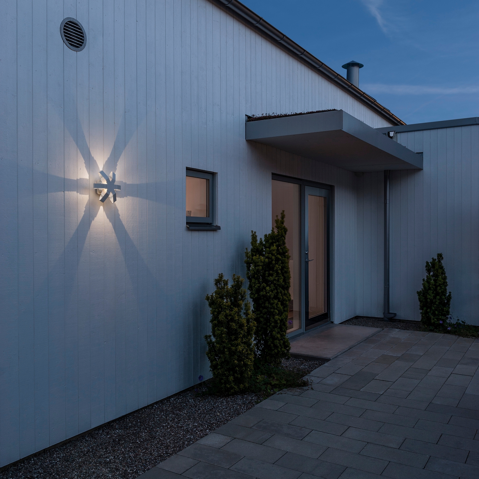 Vägglykta Gnosjö Konstsmide Pescara Stjärna LED 3W