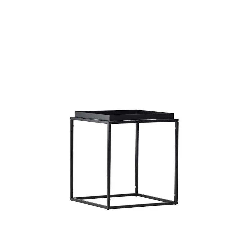 Porto Alegre Side Table - Black / Black Svart