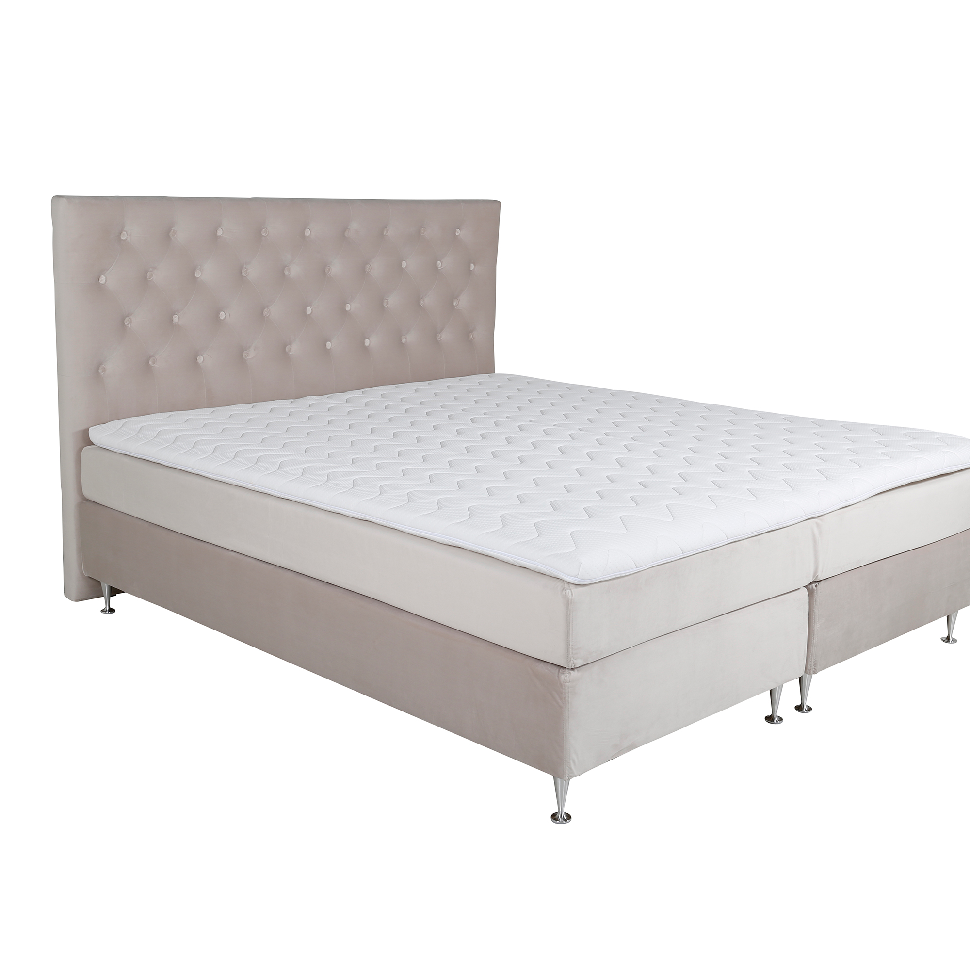 Kontinentalsäng Venture Home Kårehamn 180x200 Sammet med Sänggavel Frösslunda 180