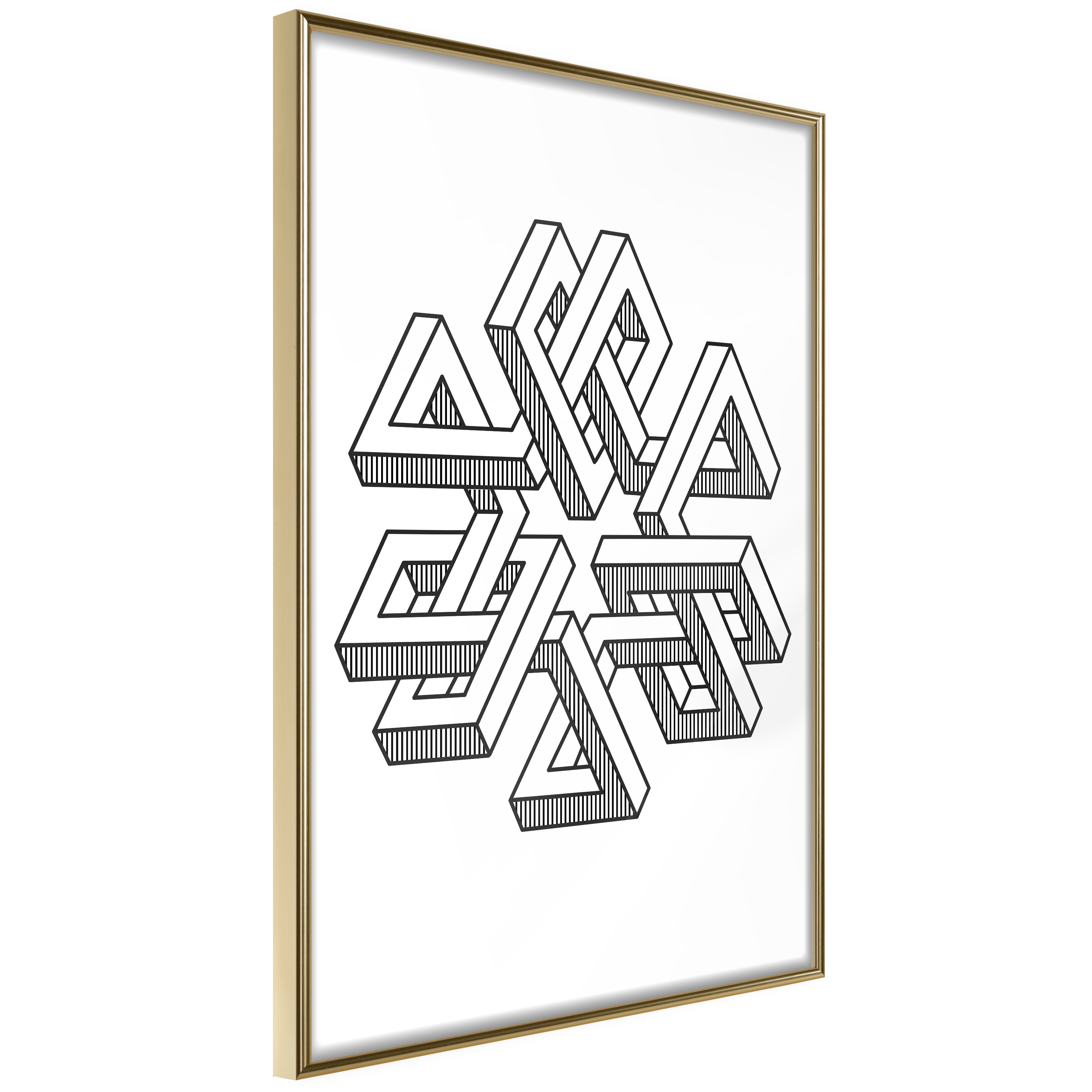 Poster Artgeist Affisch Geometric Clover