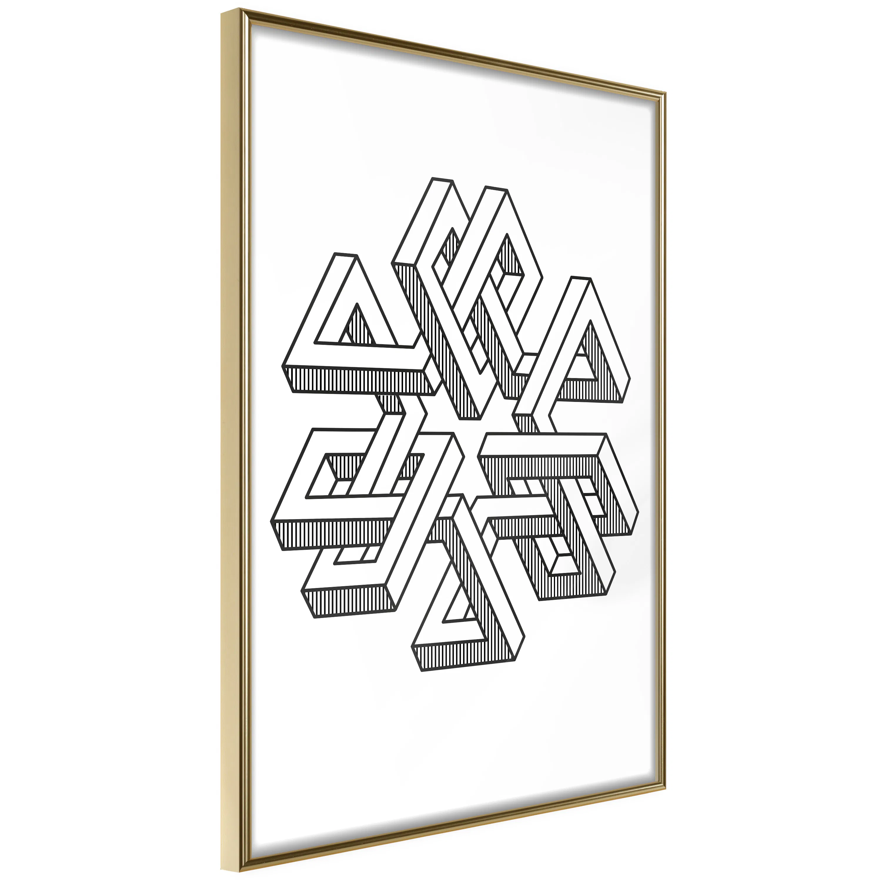 Poster Artgeist Affisch Geometric Clover