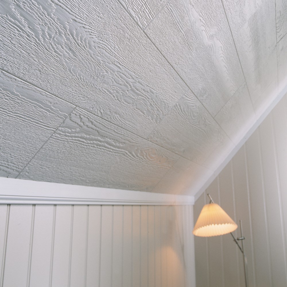 Innertak Huntonit Plankett Vit