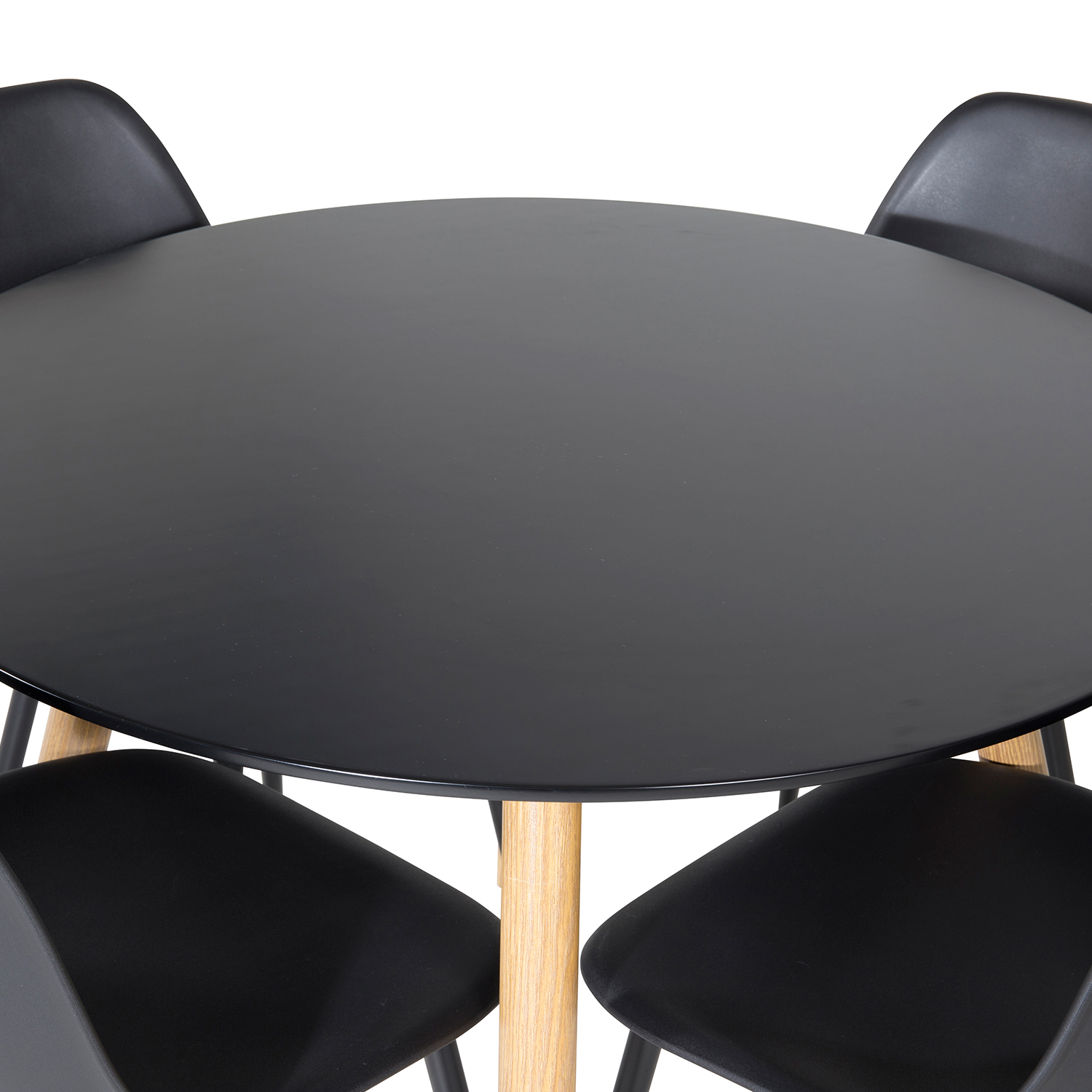 Matgrupp Venture Home Plake med 4 Pop Stolar Runt