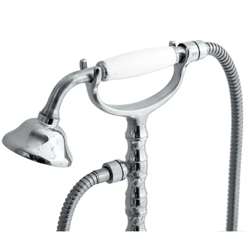 Lavabo Retro 2-grebs badekararmatur med håndbruser krom Krom