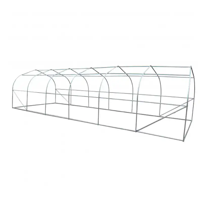 Växthus Metalcraft 24m² Stålram & Plastöverdrag