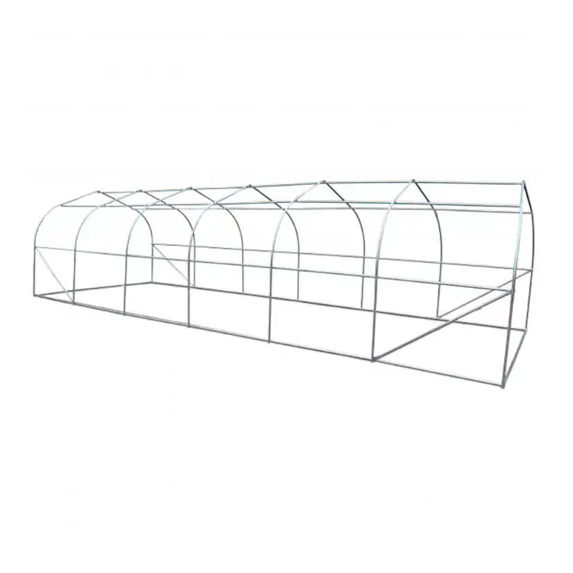 Växthus Metalcraft 24m² Stålram & Plastöverdrag