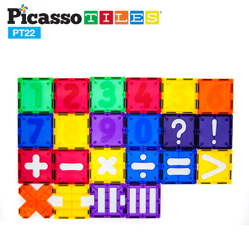 Magnetplattor Picasso Tiles 22 bitar