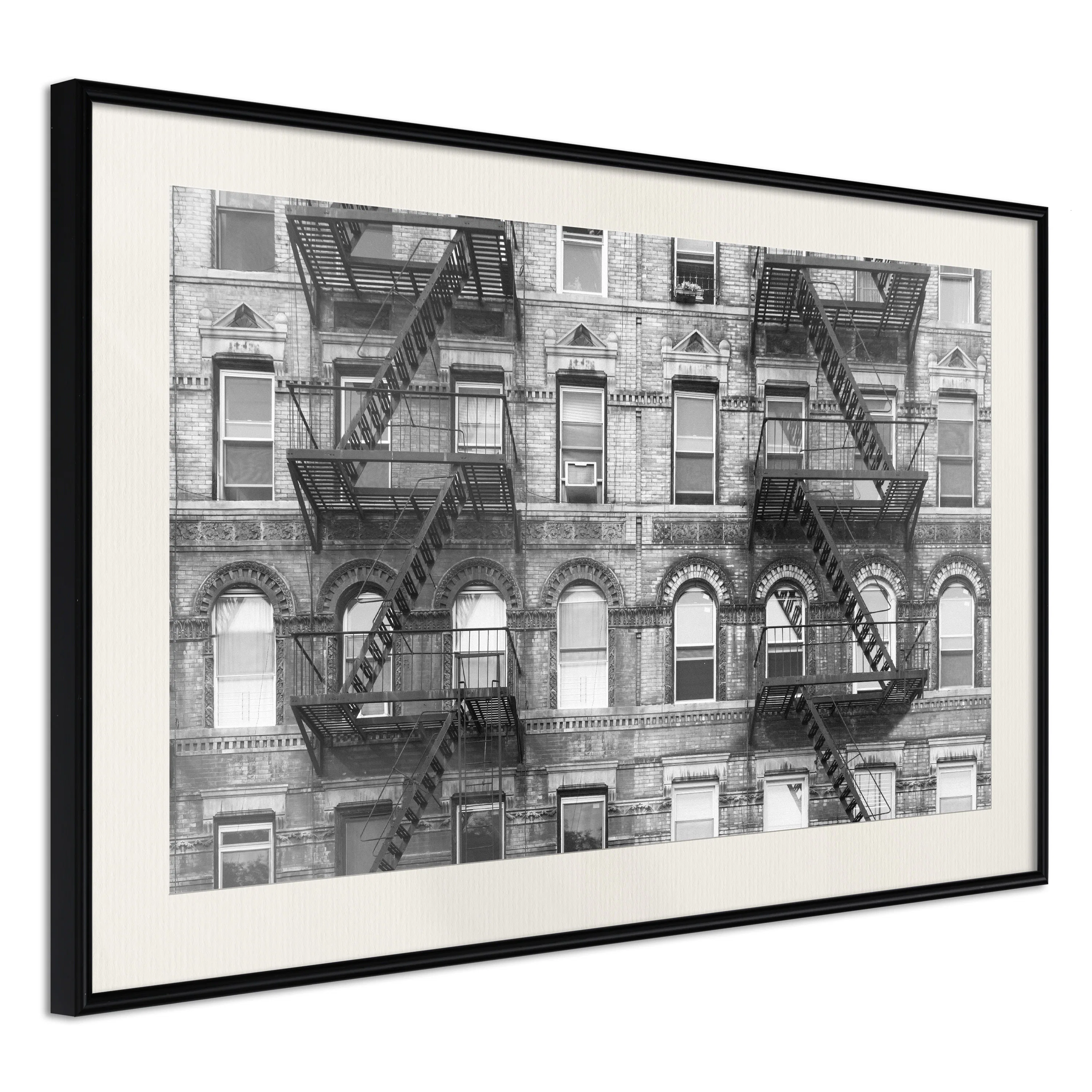 Poster Artgeist Affisch Brick Apartment