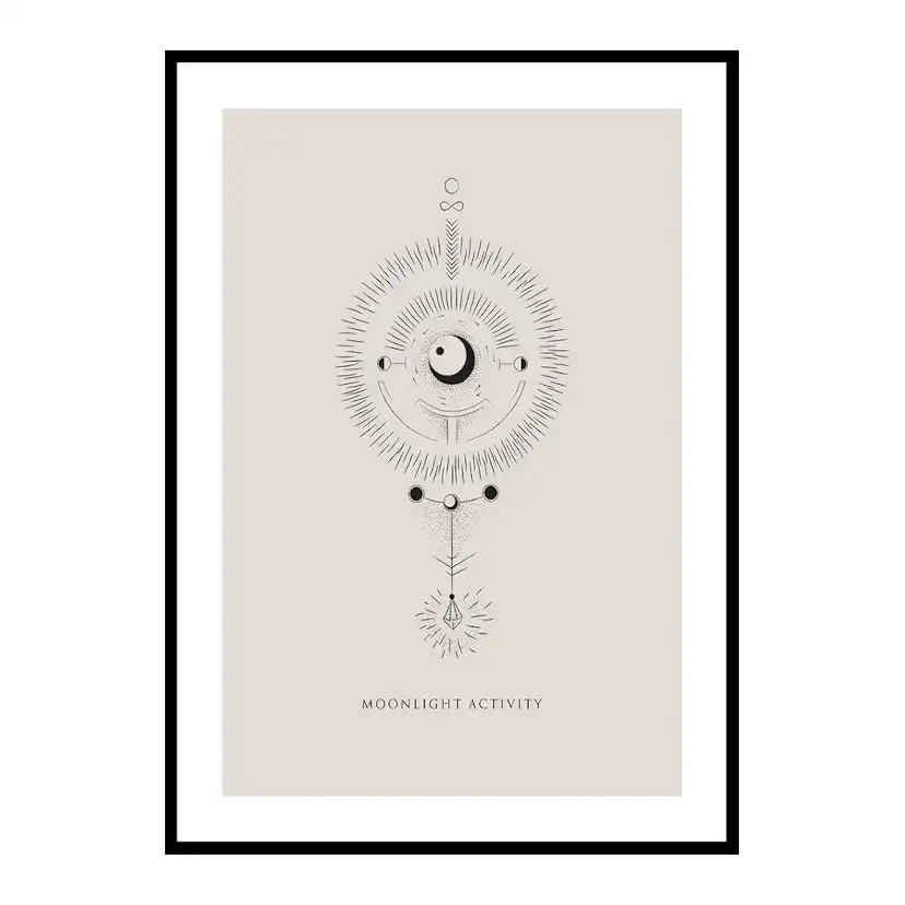 Poster Gallerix Moonlight Activity No2