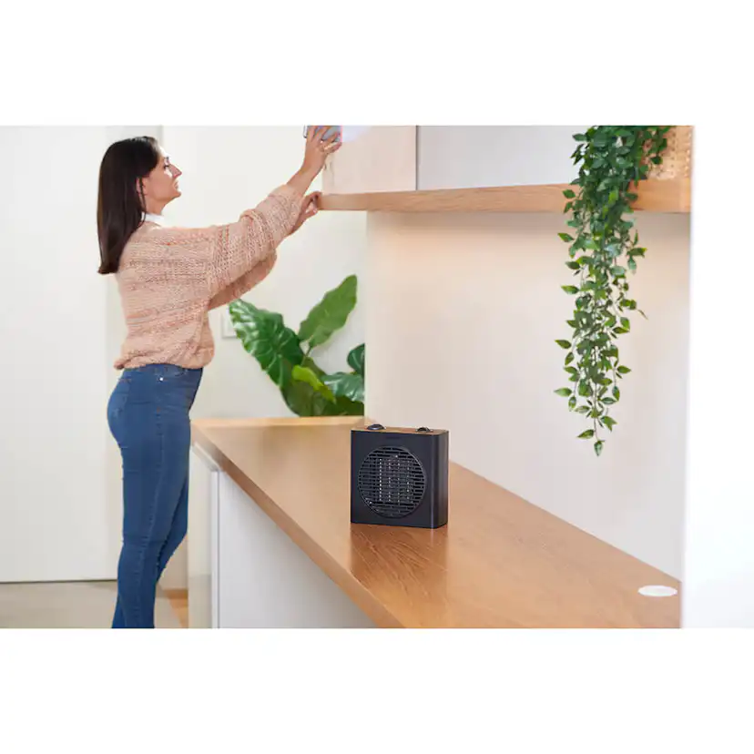 Värmefläkt Black+Decker Keramisk 1500W Svart