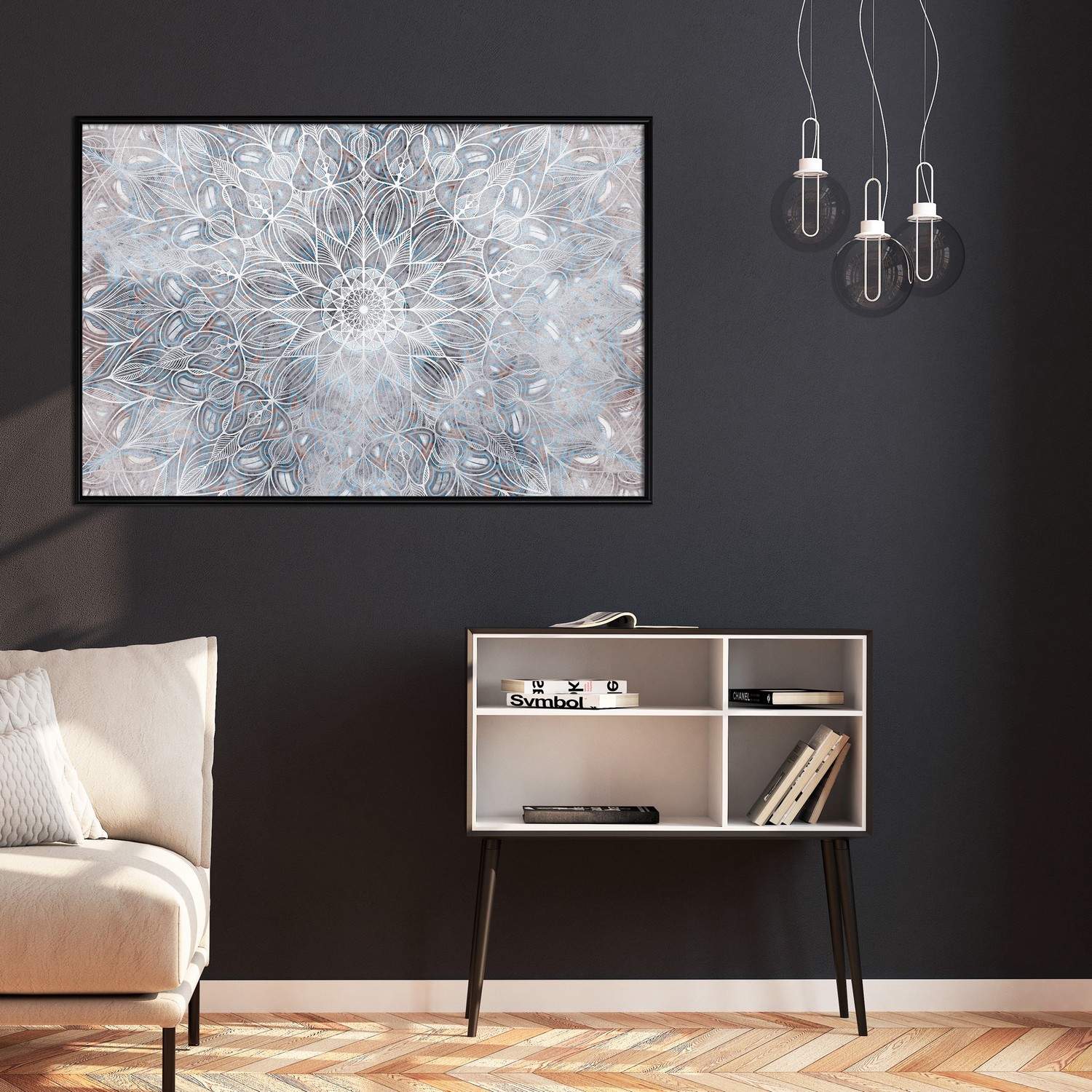 Poster Artgeist Affisch Blurred Mandala