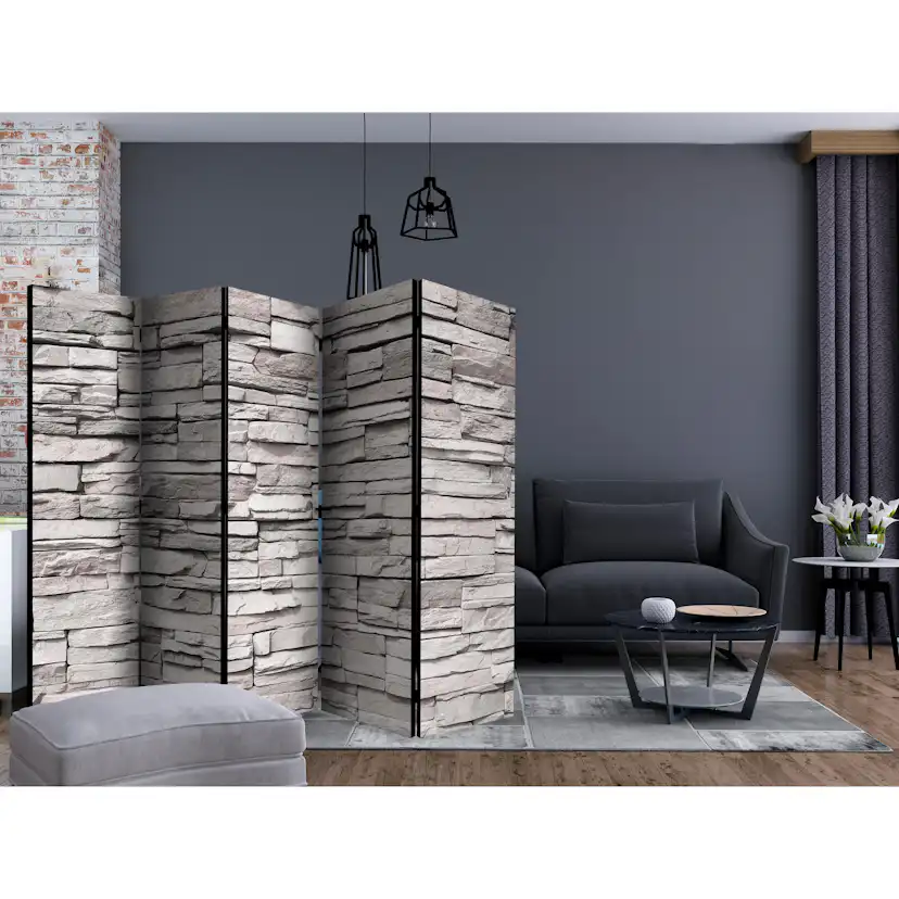 Rumsavdelare Skärmvägg Arkiio Stony Elegance II 225x172 cm
