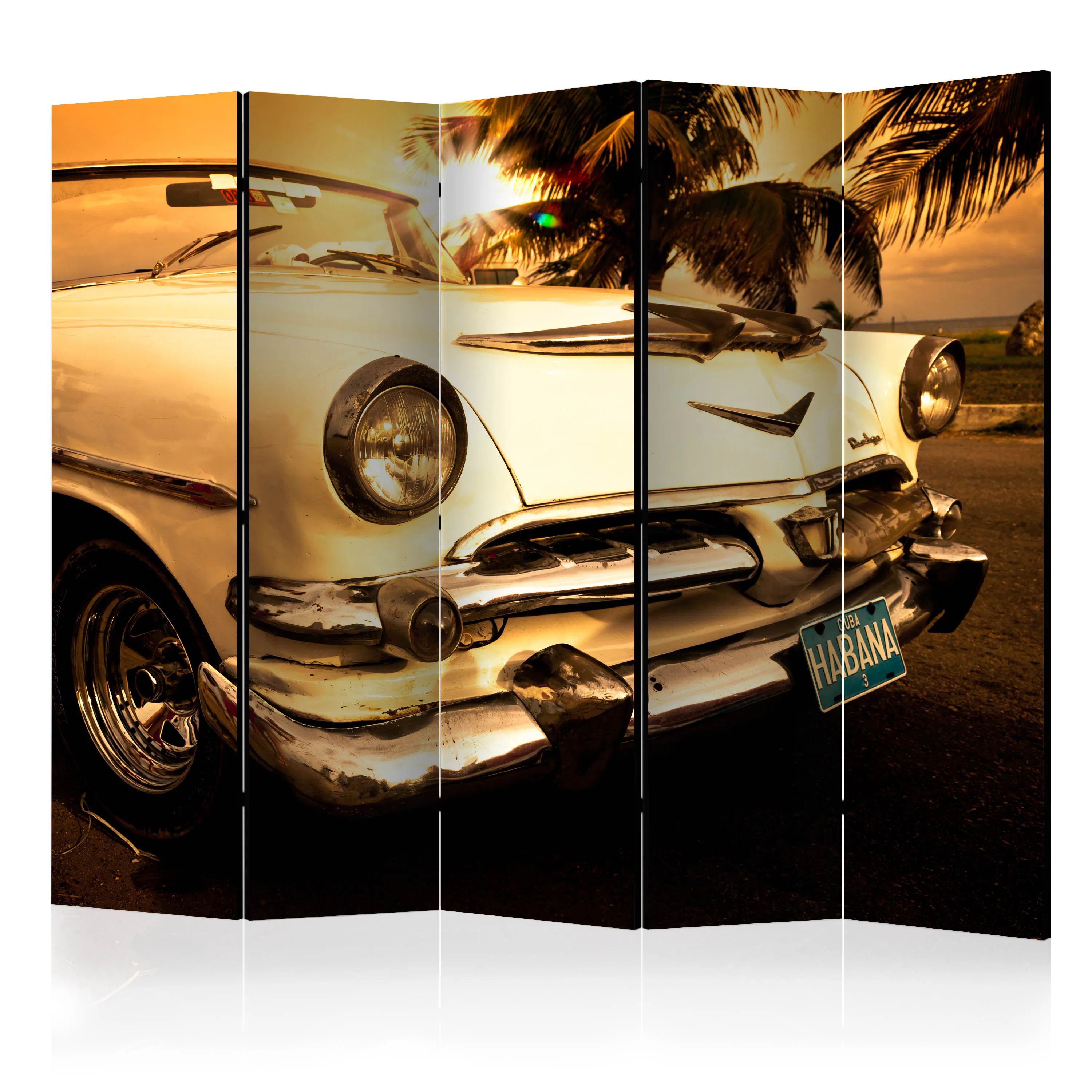 Rumsavdelare Skärmvägg Arkiio Viva Havana! II 225x172 cm
