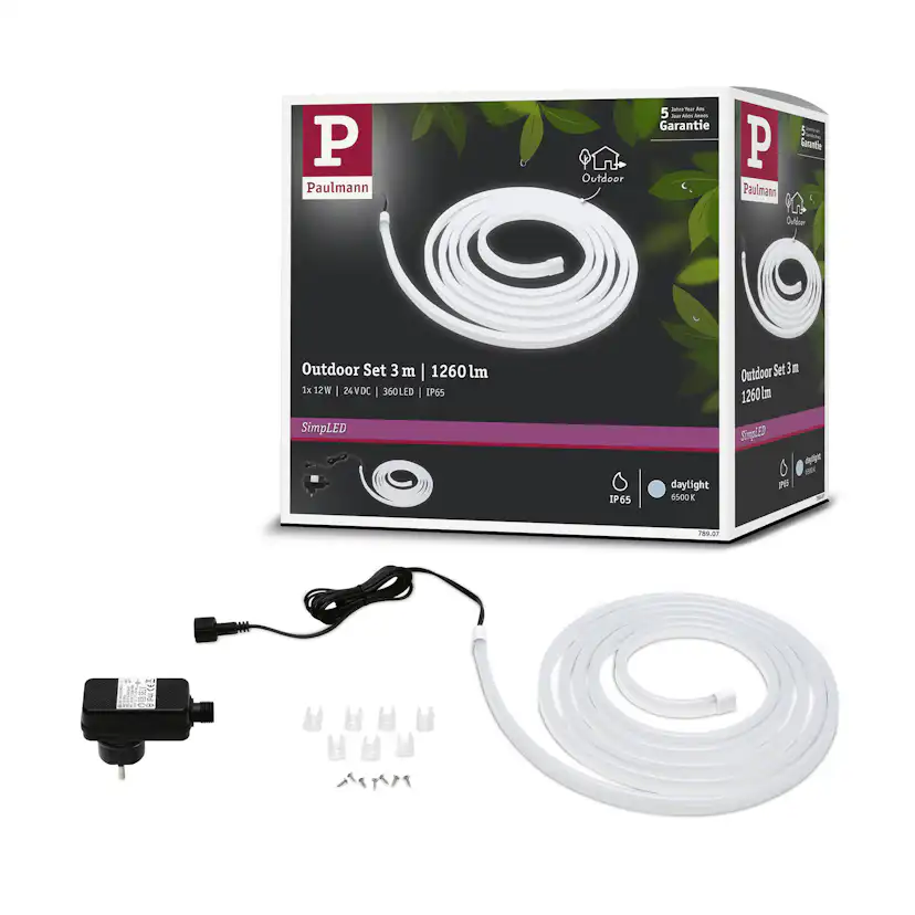 LED-strip Paulmann SimpLED Belagd Outdoor Komplett set IP65