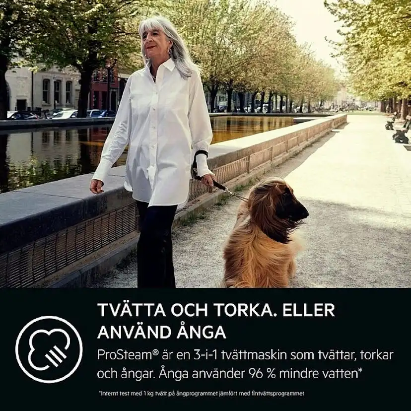 Kombinerad Tvätt/Torktumlare AEG LWR734E16Q 7000 ProSteam® Autodose 10 kg