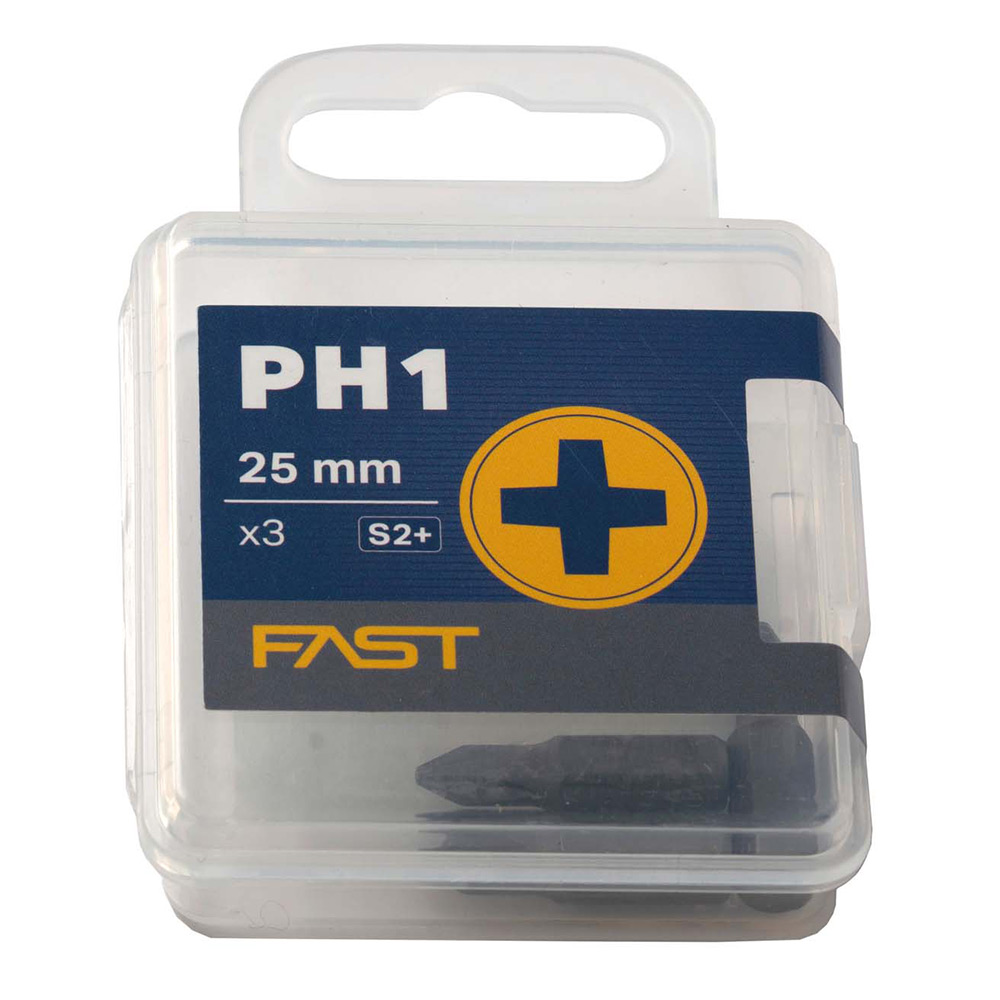 Bits Ph2 25mm Red 10-p Fast PH2 25mm 10-p