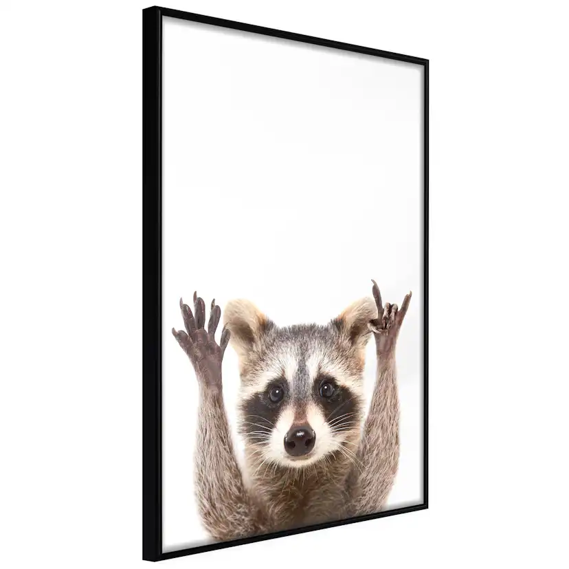 Poster Artgeist Affisch Raccoon