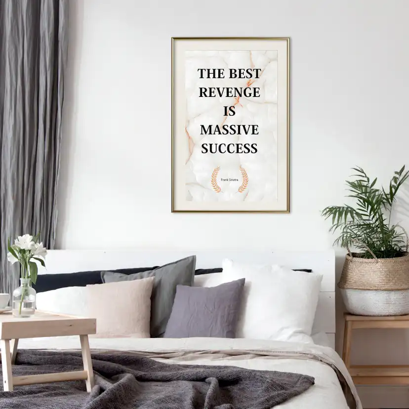 Poster Artgeist Affisch The Best Revenge Is Massive Success