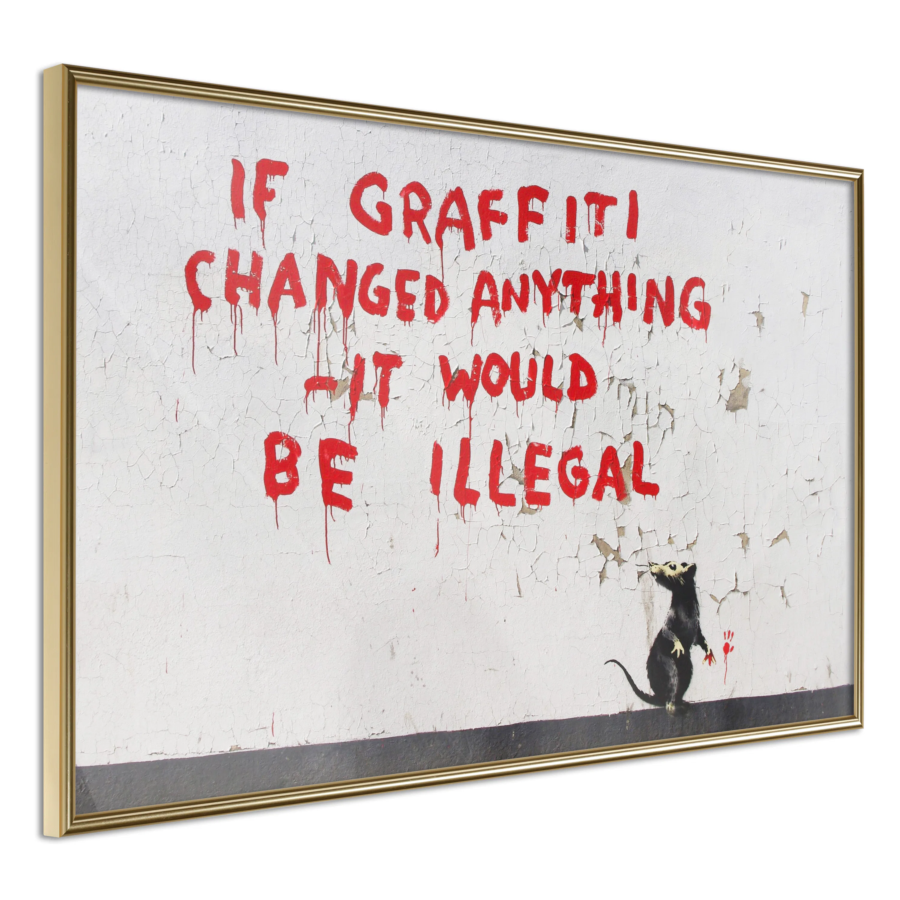 Poster Artgeist Affisch Quotes Graffiti