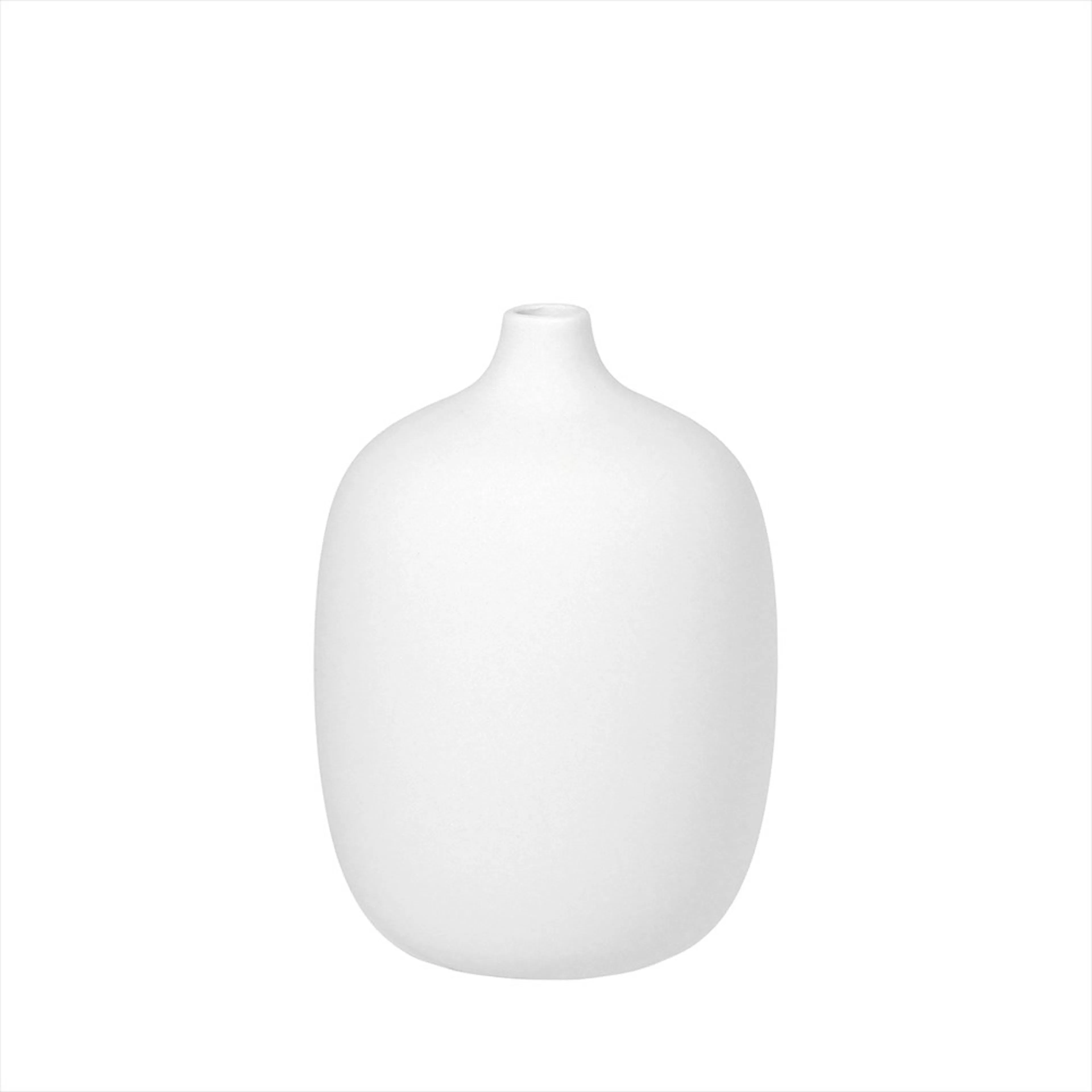 CEOLA Vas, H 18,5 cm Ø 13,5 cm Vit