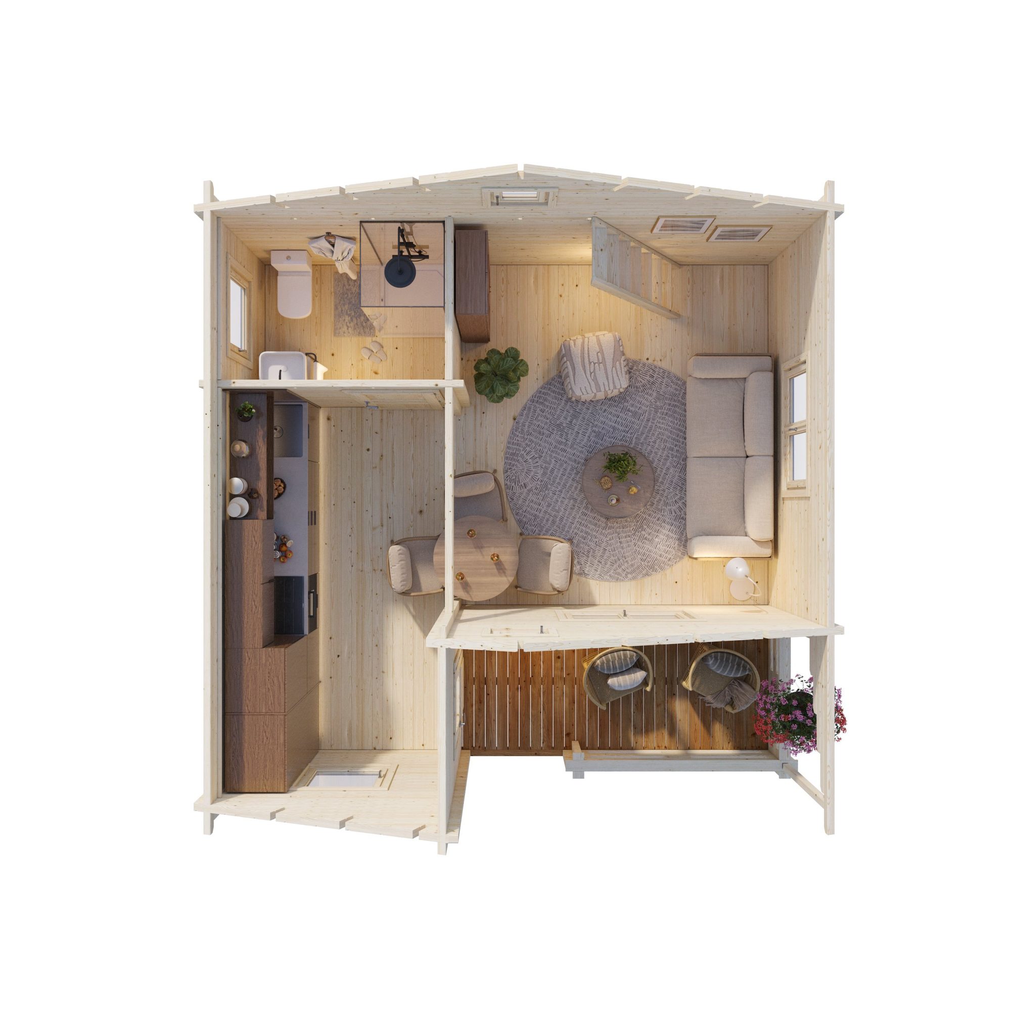 Stuga Palmako Emily 40,1+5,2 m2