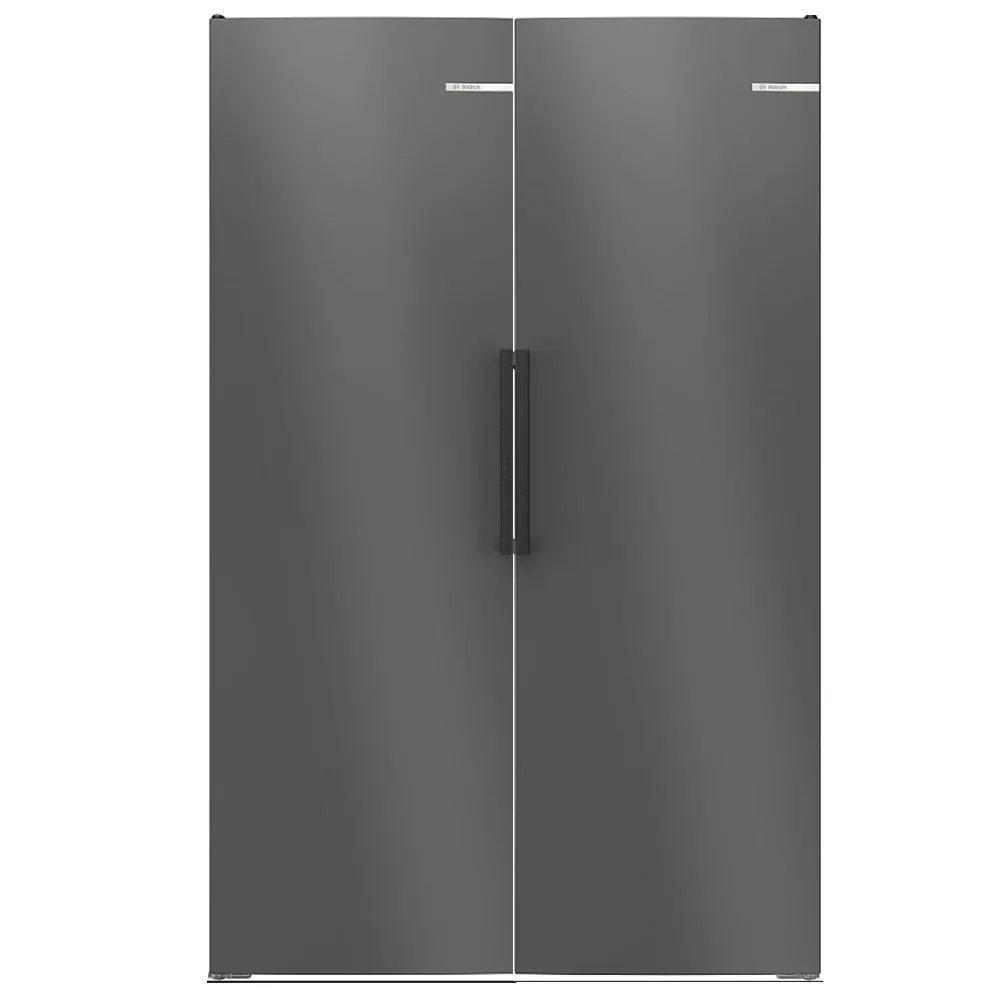 Kyl & Fryspaket Bosch Serie 4 KSN36VCCG + GSN36VCCG Grå 186 cm – VitaFresh & NoFrost XXL