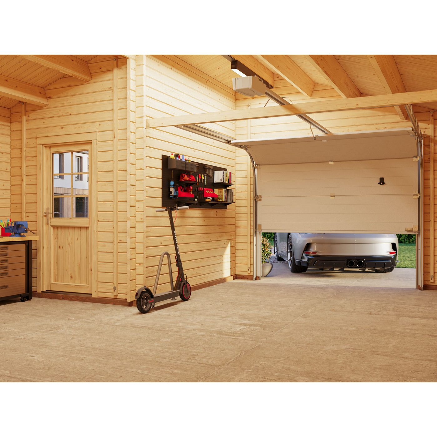 Garage Palmako Roger 21,9 m2 med Takskjutport