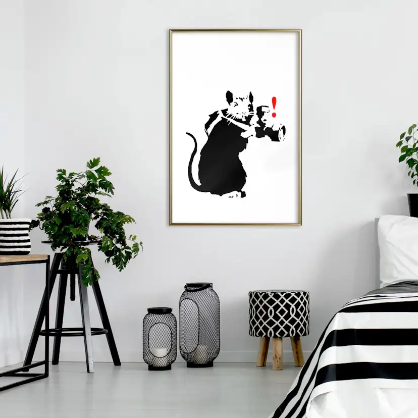 Poster Artgeist Affisch Rat Photographer