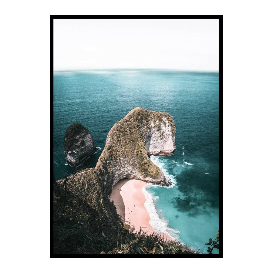 Poster Gallerix Rocks On Sea Shore