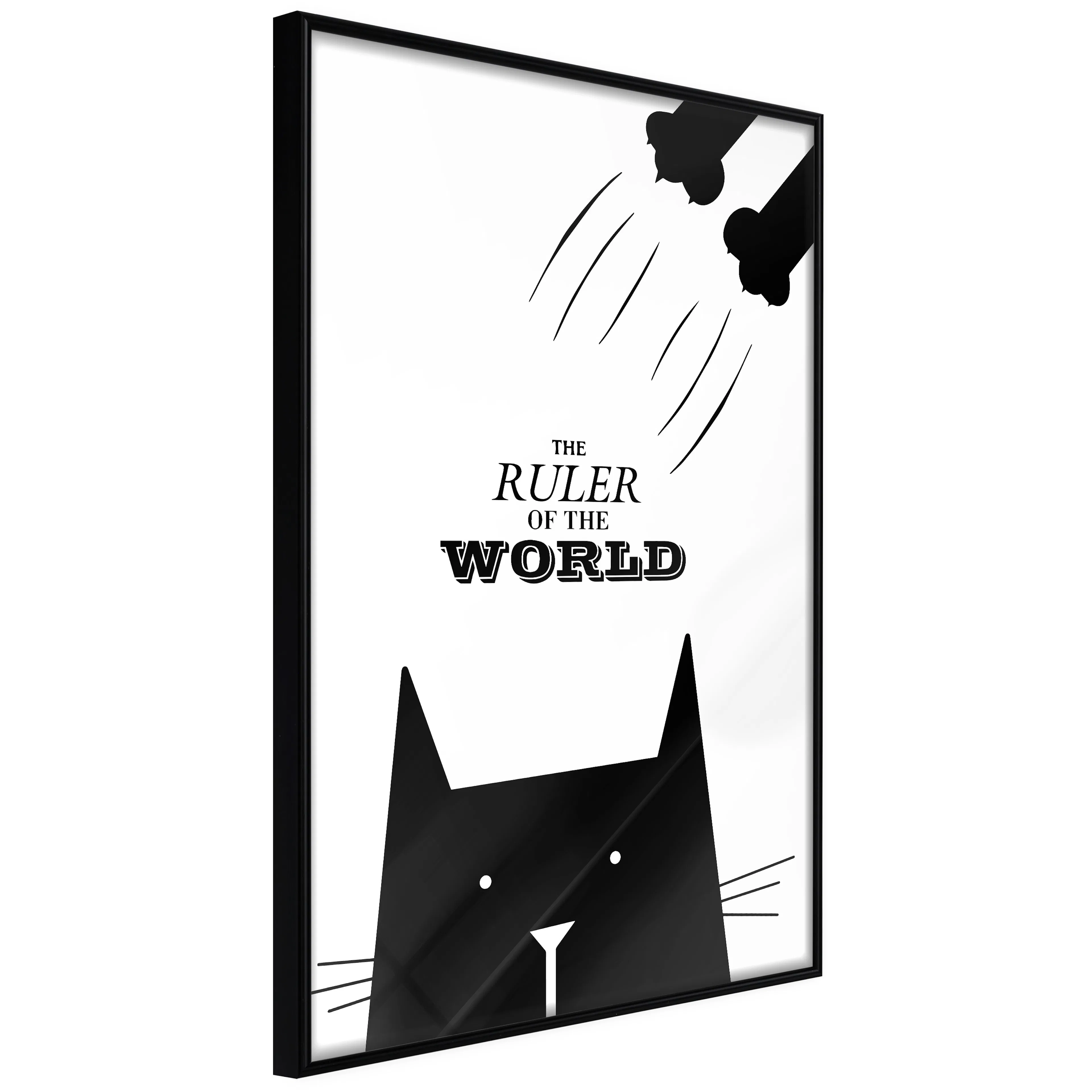 Affisch - The Ruler Of The World [Poster] 20x30 Svart ram, 20x30 cm