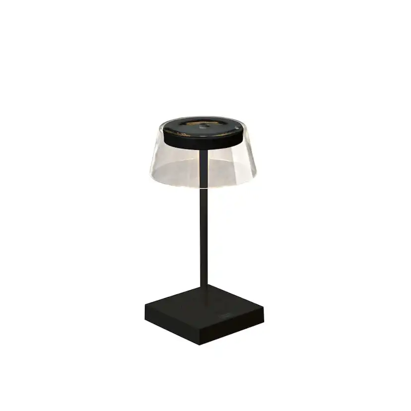 Scilla bordslampa svart USB Svart