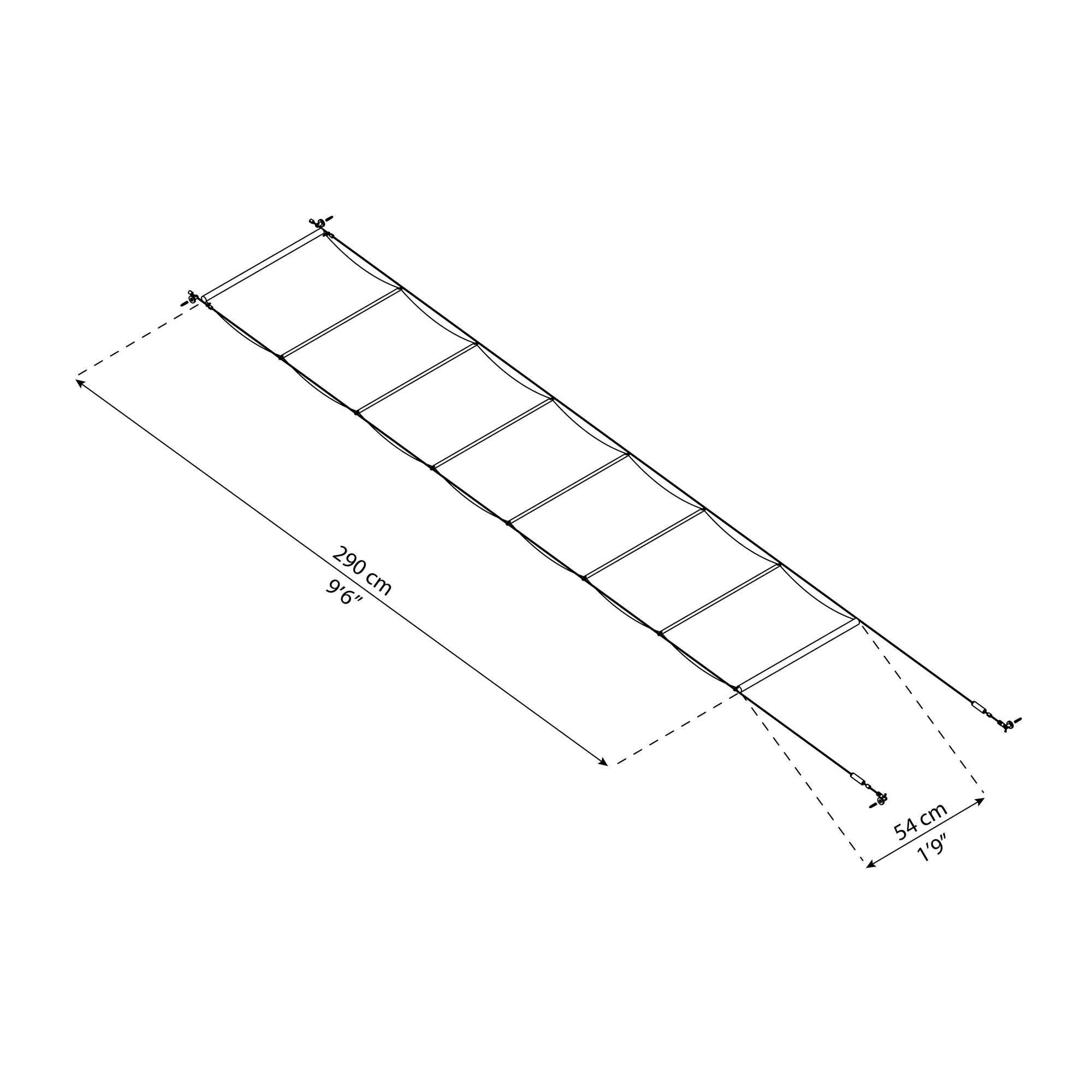 Persienn Canopia by Palram Skuggkit Vit Till Pergola 3 x 8,6 m