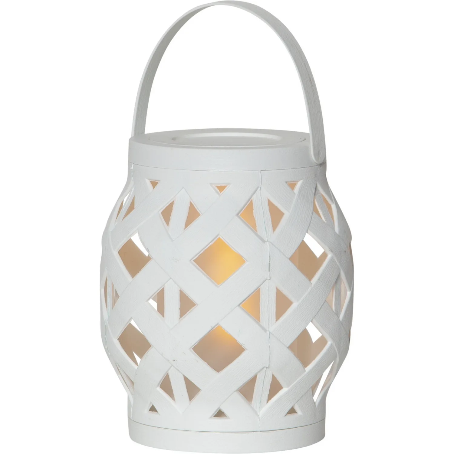 Lykta Flame lantern Vit, 160 mm