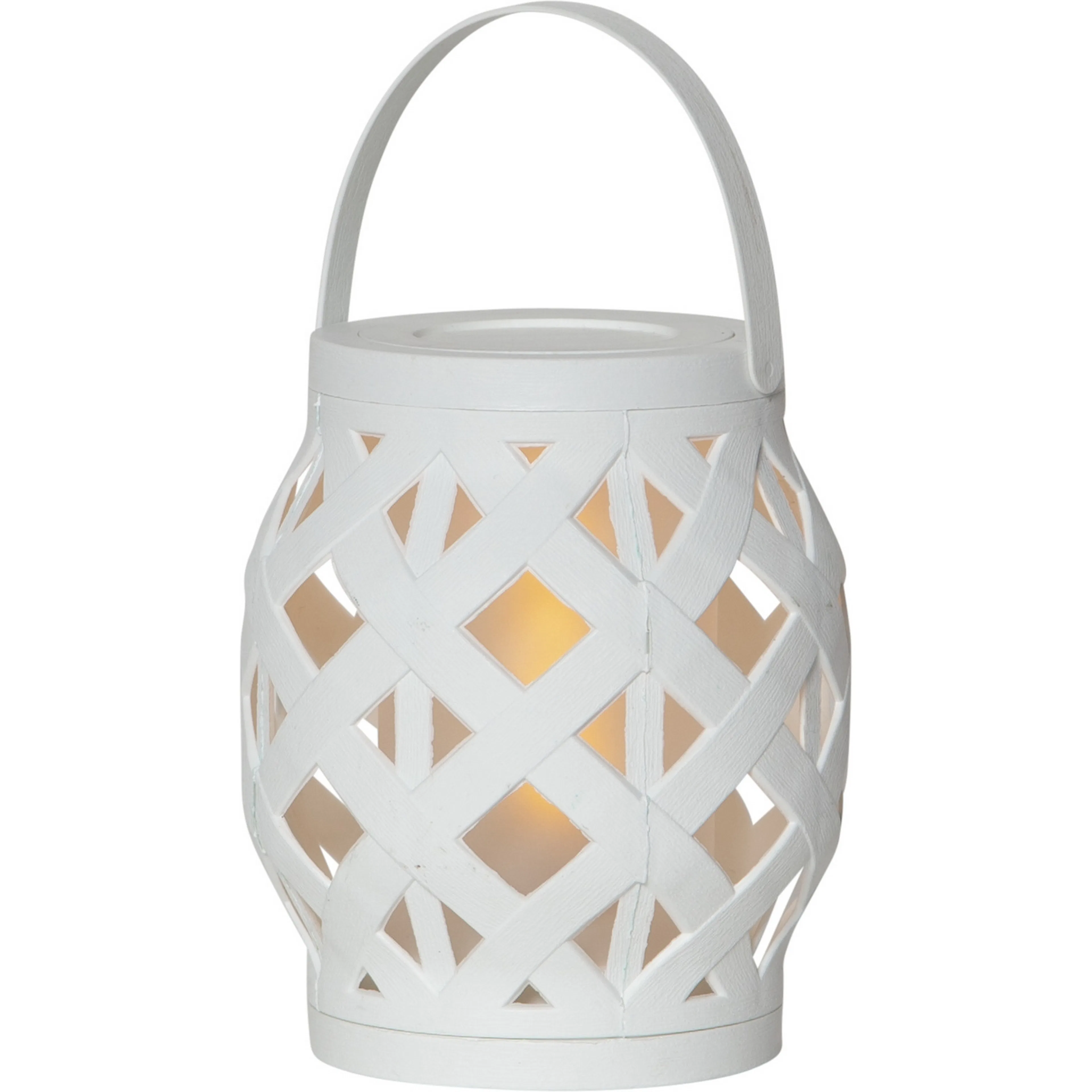 Lykta Flame lantern Vit, 160 mm