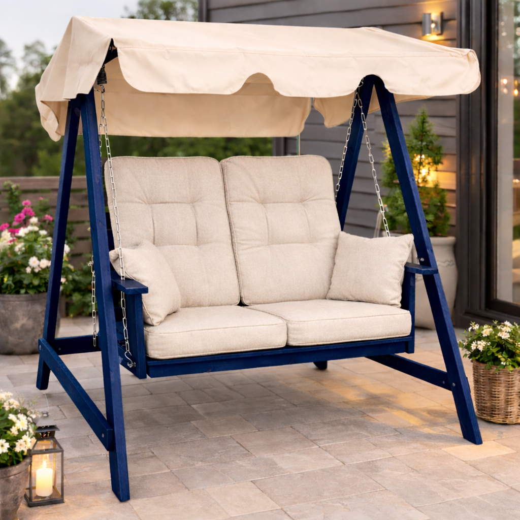 Hammock Eden Wood Mellby 2-sits Utomhus