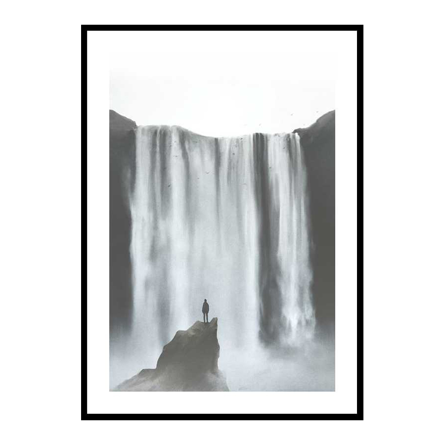 Poster Gallerix Waterfall View