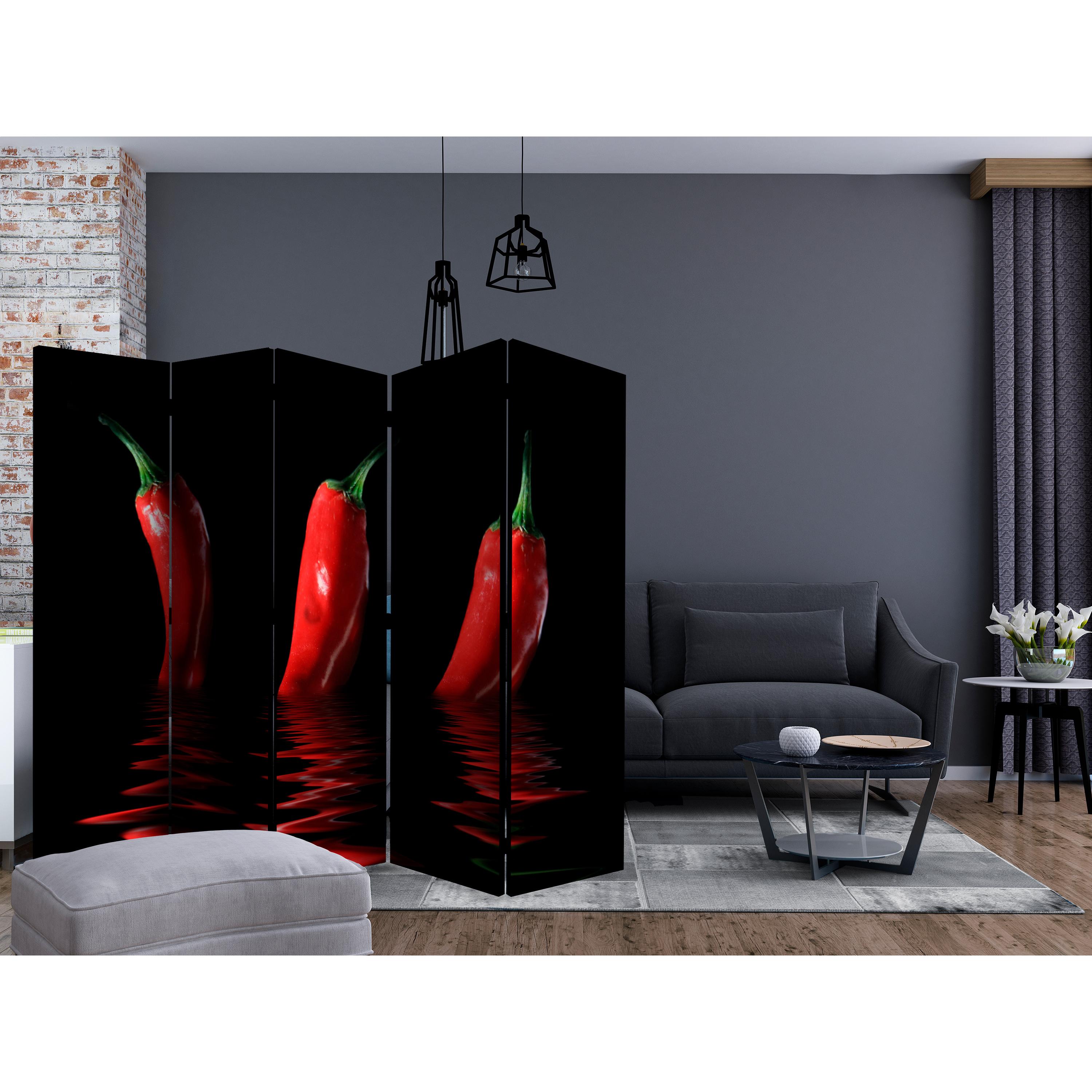 Rumsavdelare Skärmvägg Arkiio Chili Pepper II 225x172 cm