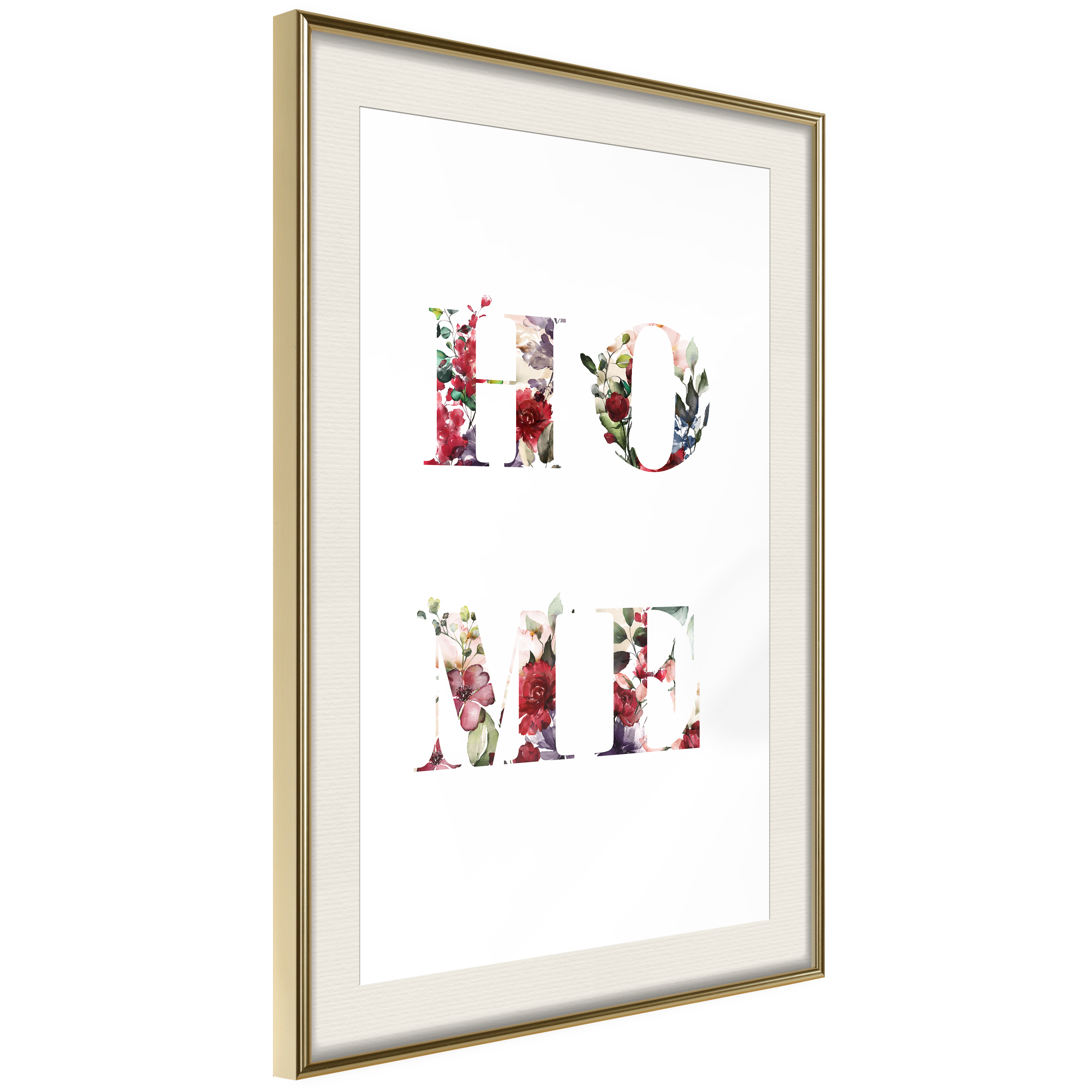 Poster Artgeist Affisch Home in Flowers