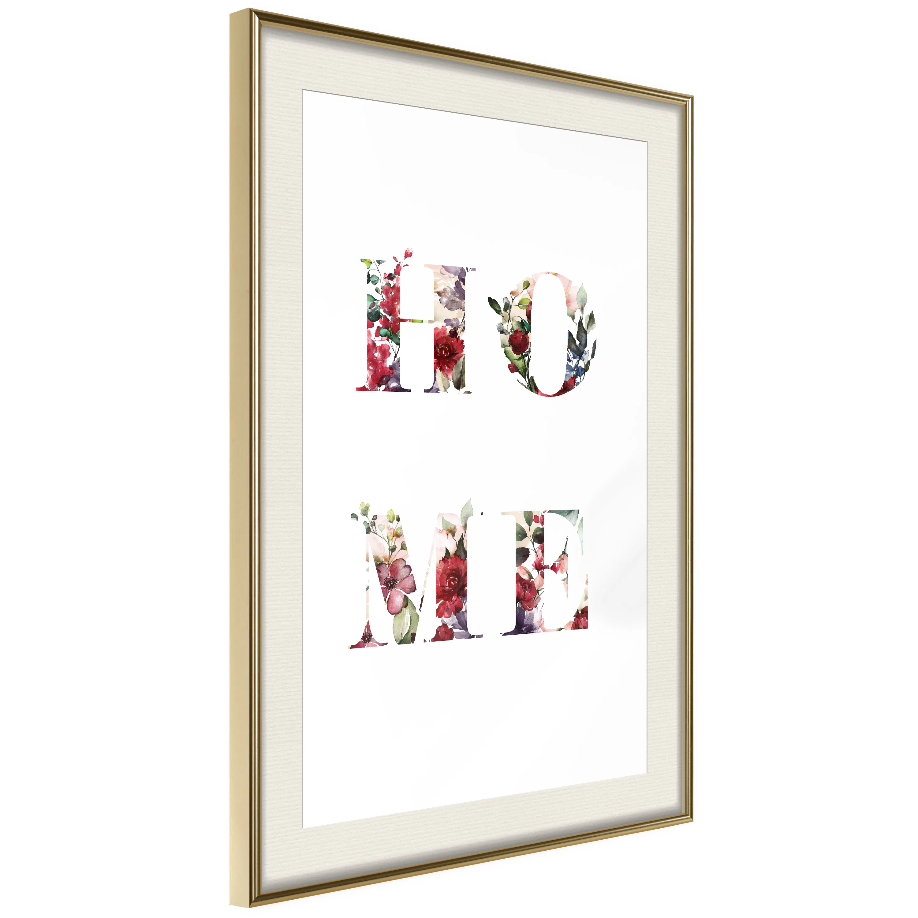 Poster Artgeist Affisch Home in Flowers